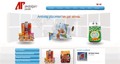 Desktop Screenshot of akdoganplastik.com